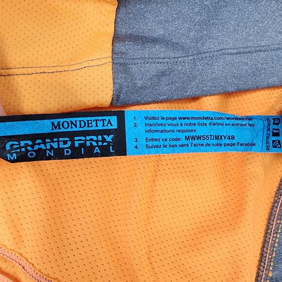 Mondetta Cycling Shirt Women Large Bike Striped Half Zip Bottle Pockets Athletic - Picture 13 of 15